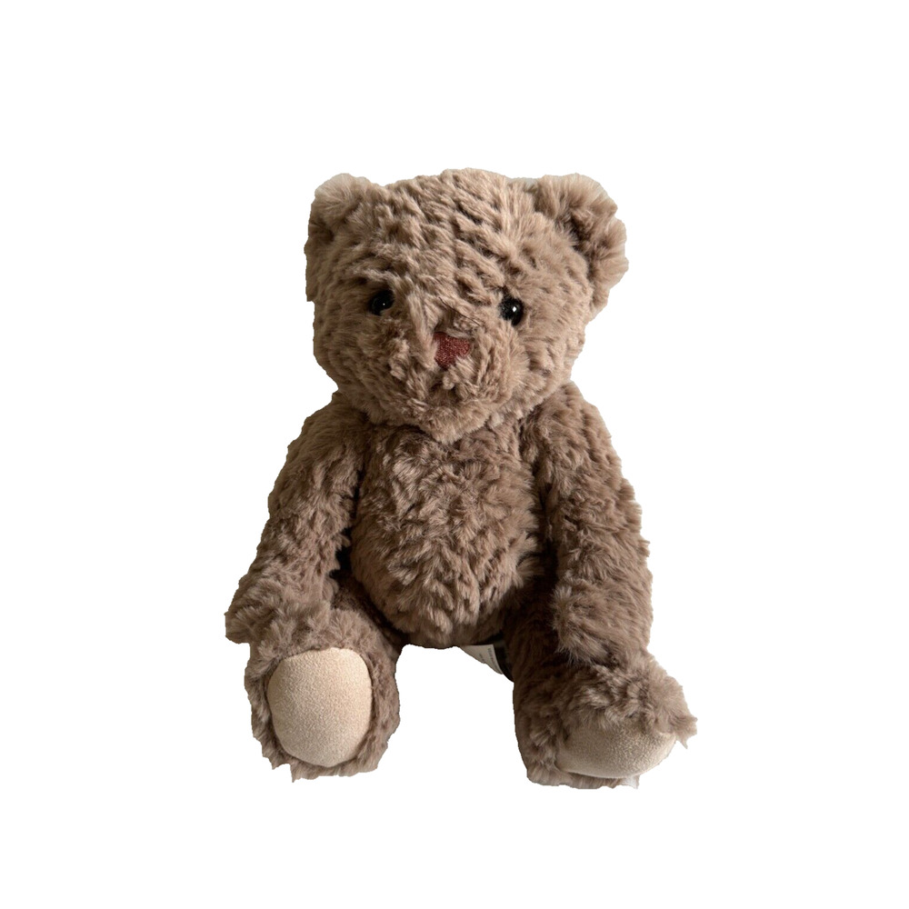 Walmart Valentines Day Dark Brown Bear Plush Stuffed Animal Toy Swirl Curly